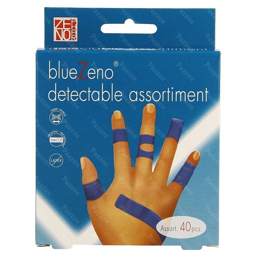 Bluezeno Pleister Detectable Assortment 40