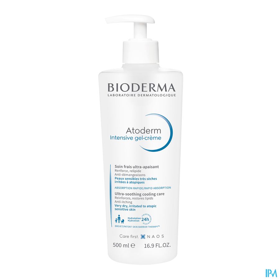 Bioderma Atoderm Intensief Kalmerende Gel-Crème 500ml afbeelding 1