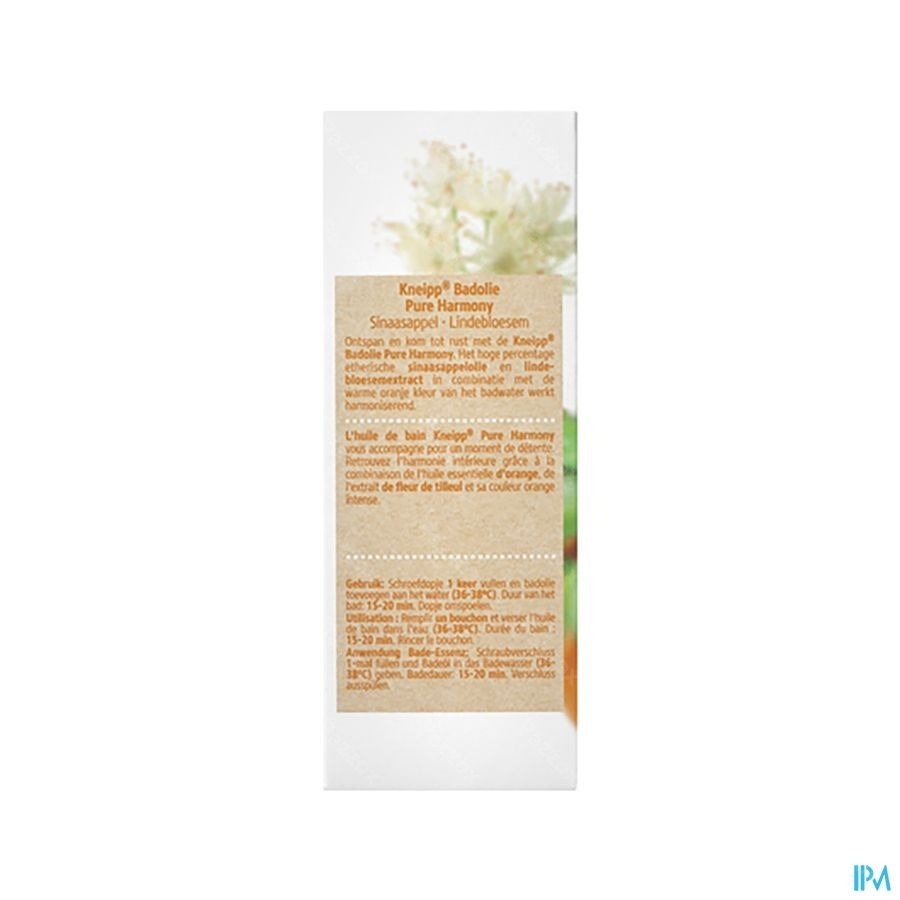 Kneipp Badolie Oranje Lindebloesem 100ml