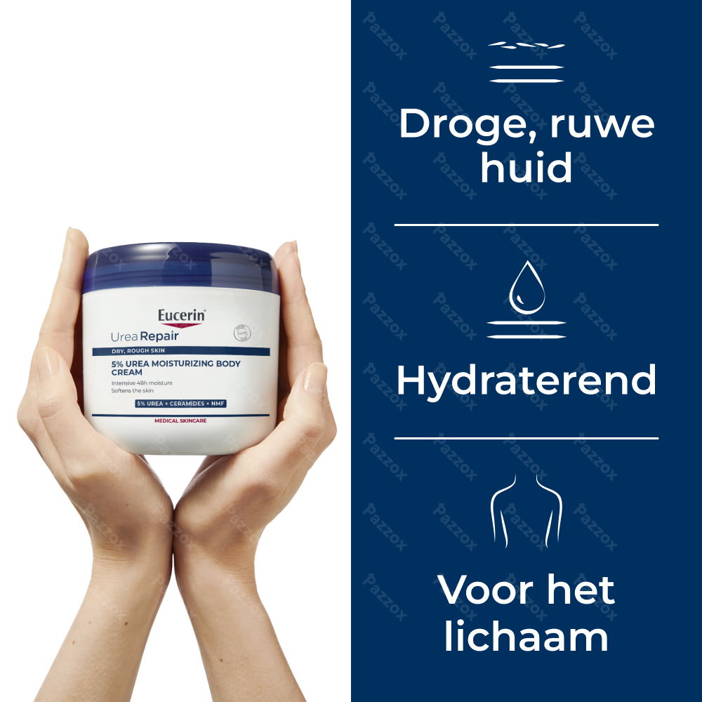 Eucerin UreaRepair 5% Urea Body Crème Droge en Ruwe Huid Pot 450ml