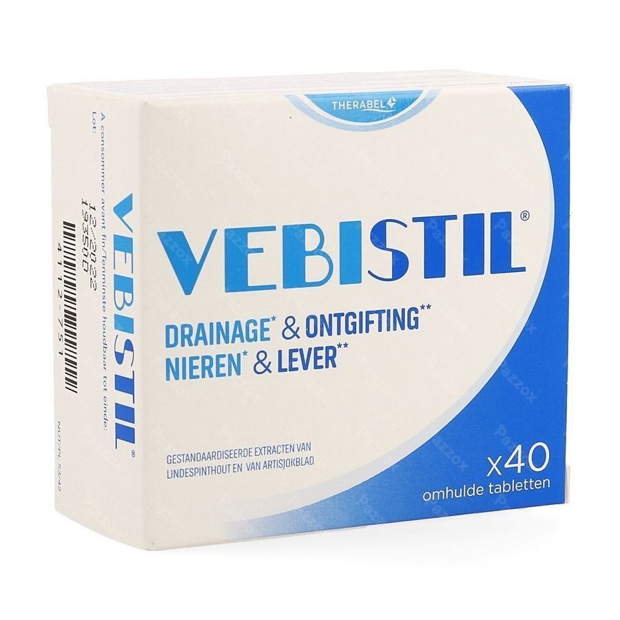 Vebistil Ontgifting Nieren & Lever 40 Tabletten
