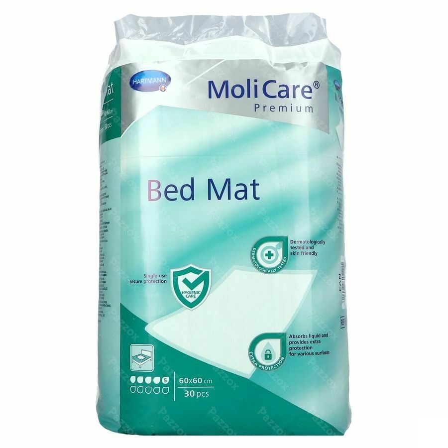 Molicare Pr Bed Mat 5d 60x60 30 P/s
