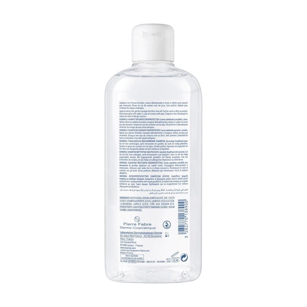 Ducray Sensinol Verzorgende Shampoo Gevoelige Hoofdhuid en Jeuk 400ml