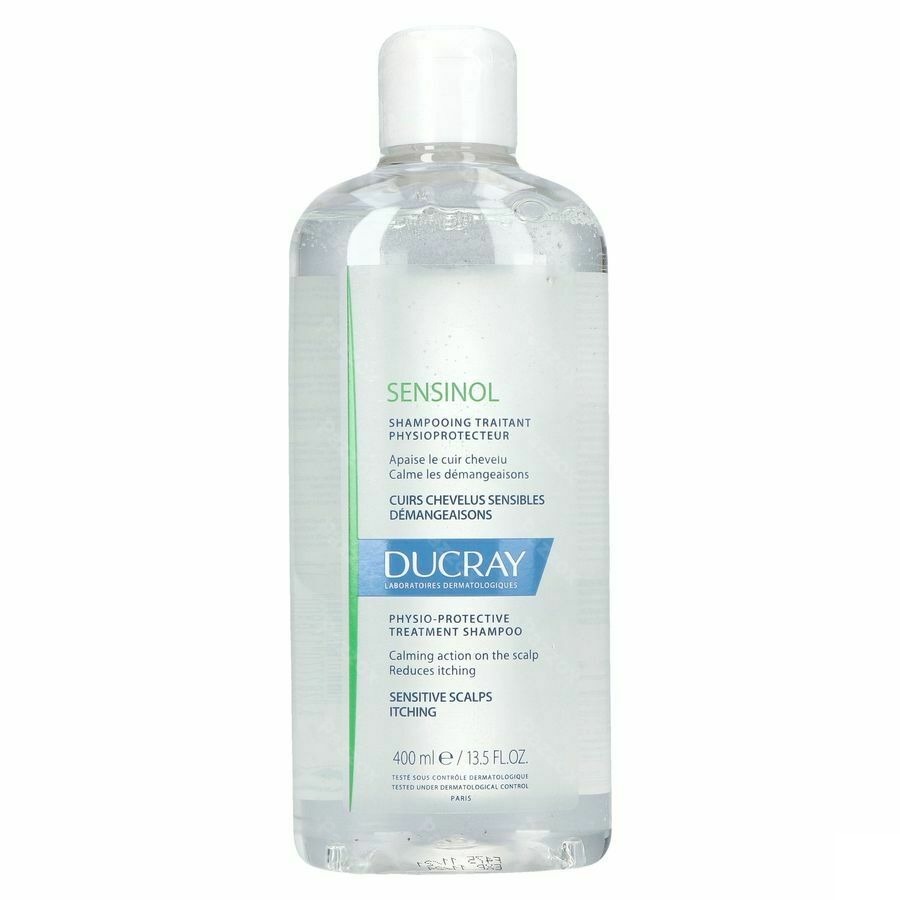Ducray Sensinol Verzorgende Shampoo Gevoelige Hoofdhuid en Jeuk 400ml