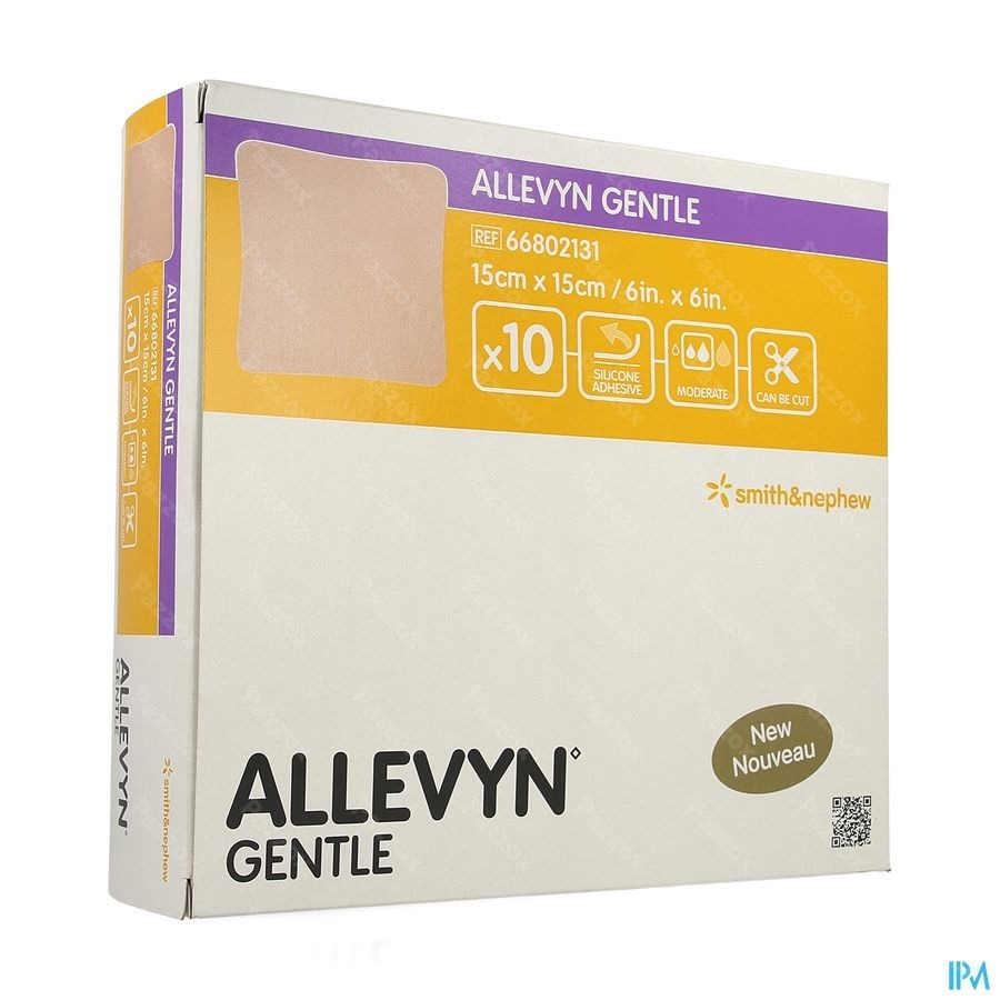 Allevyn Gentle Kp Foam 15cmx 15cm 10 66802131