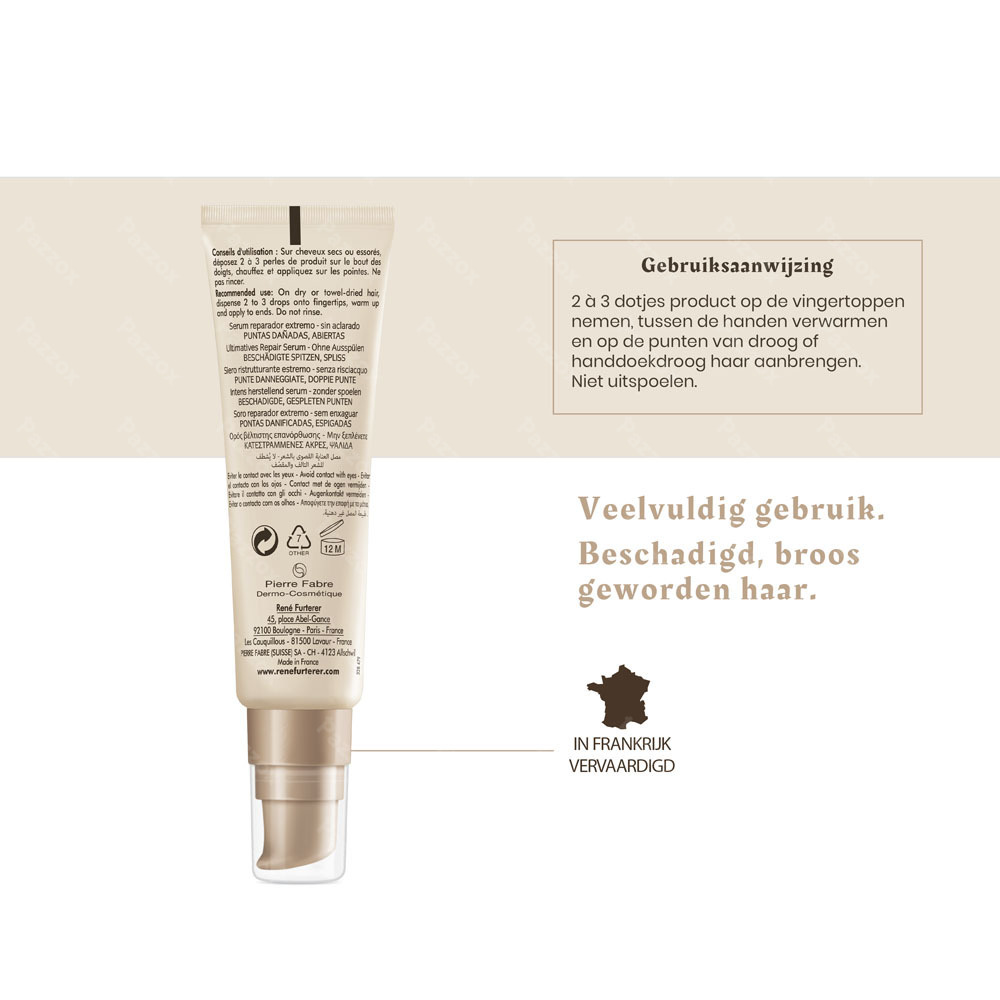 Furterer Absolue Kératine Intens Herstellend Serum 30ml