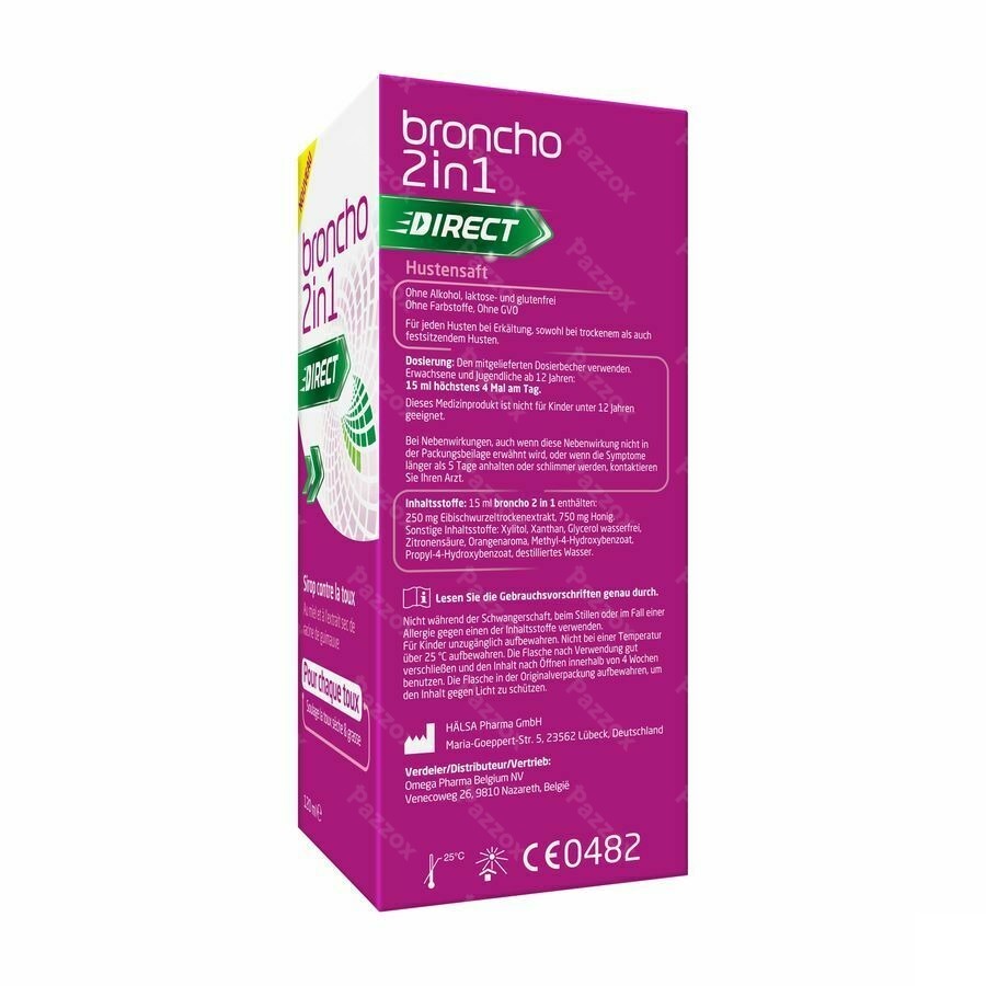 Bronchostop 2in1 Direct Hoestsiroop 120ml