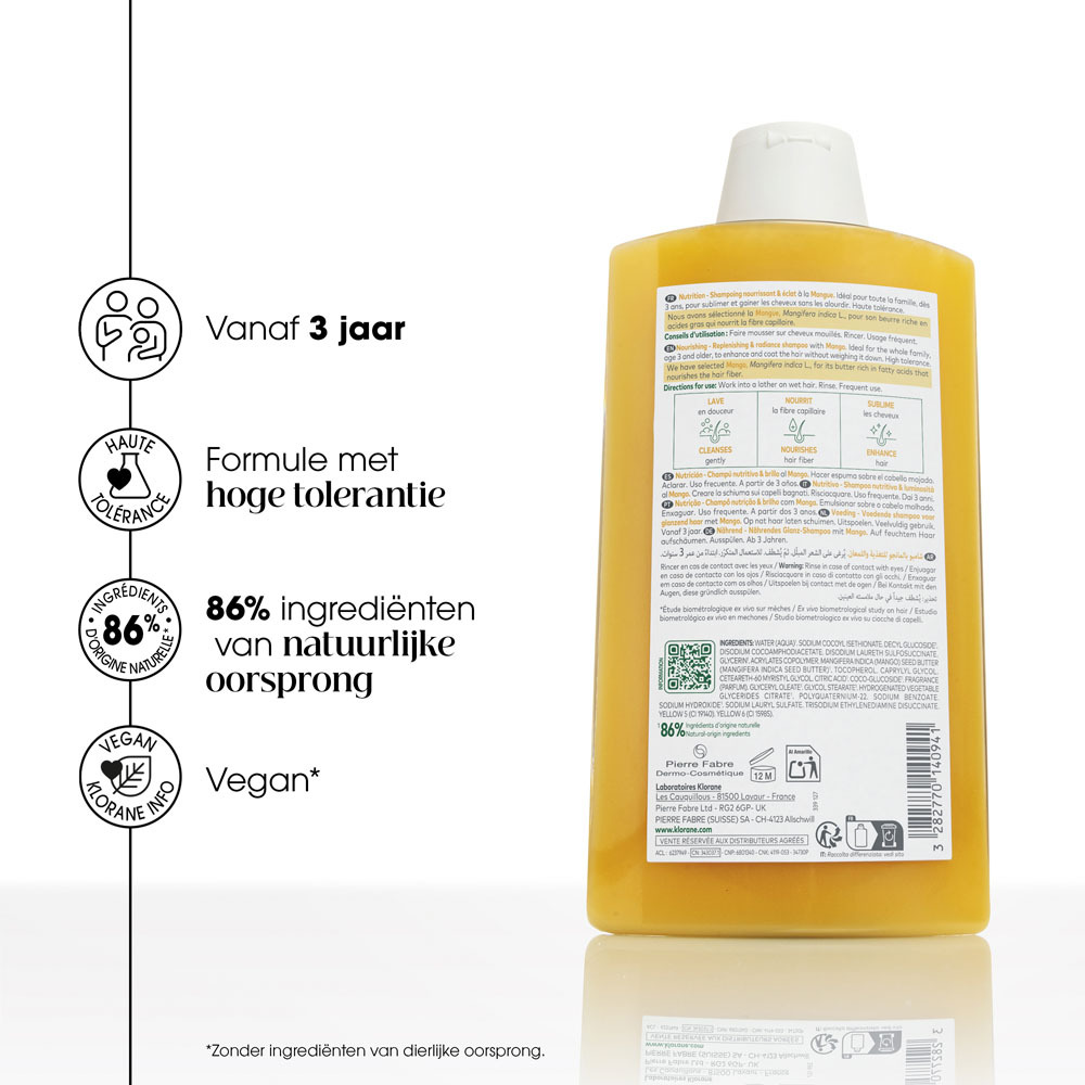 Klorane Shampoo Mango 400ml
