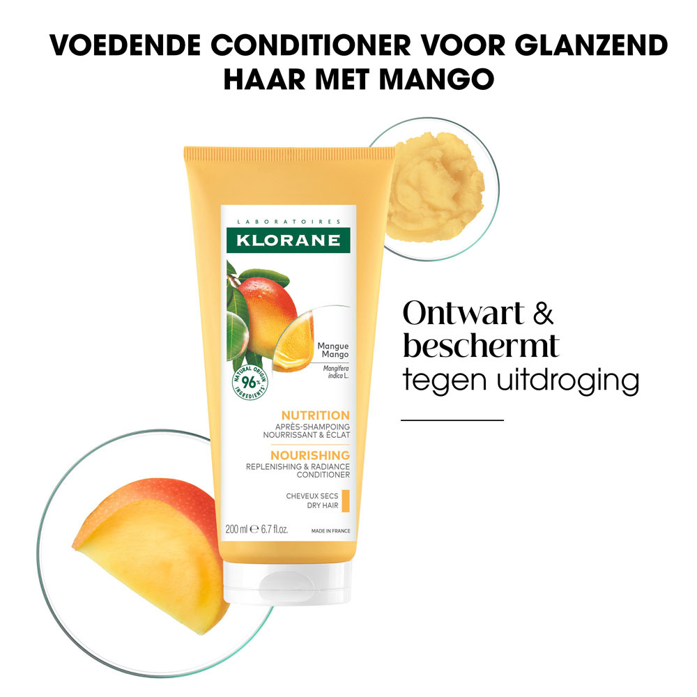 Klorane Conditioner Met Mango Droog Haar 200ml