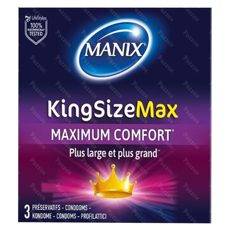 Manix King Size Max Condoms 3