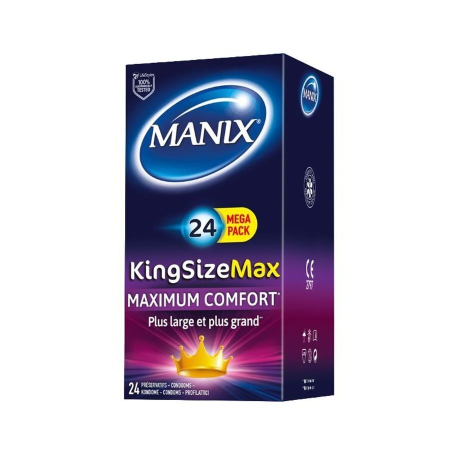 Manix King Size Max Condomen 24