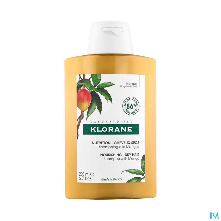 Klorane Voedende Shampoo Met Mangoboter Droog Haar 200ml