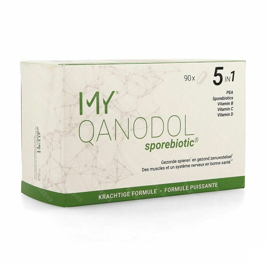 My Qanodol Sporebiotic Voedingssupplement Spieren En Zenuwstelsel 90 Capsules