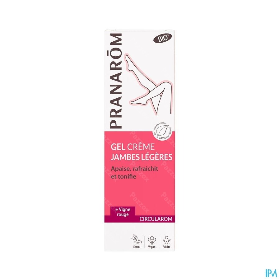 Pranarôm Circularom Gel Crème Lichte Benen Bio 100ml