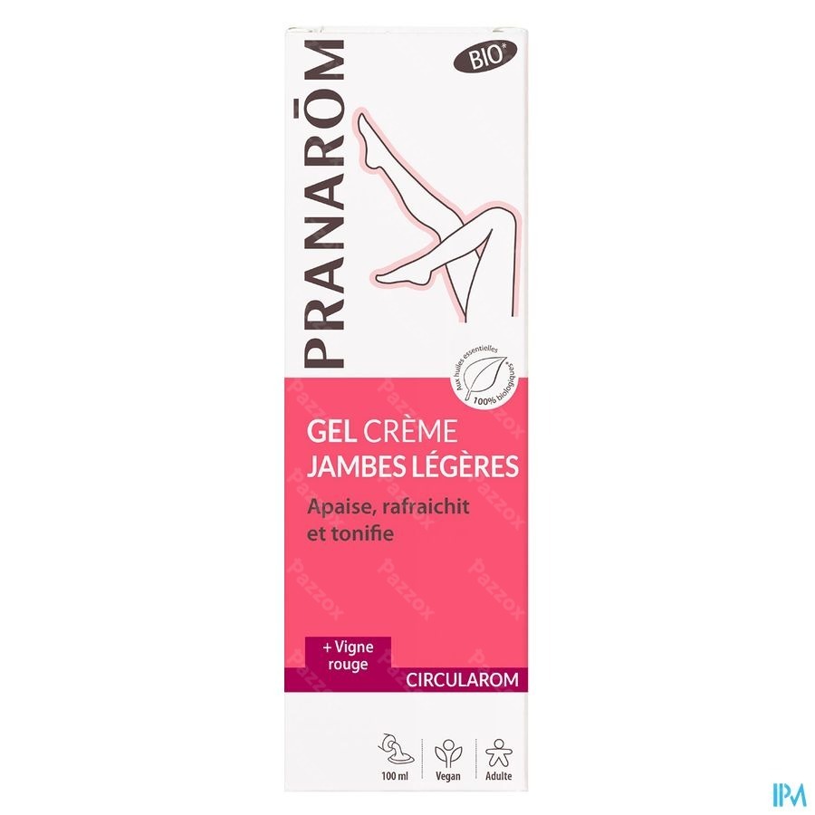 Pranarôm Circularom Gel Crème Lichte Benen Bio 100ml