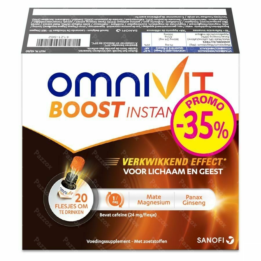 Omnivit Boost Instant 20 Energieshots Promo -35%