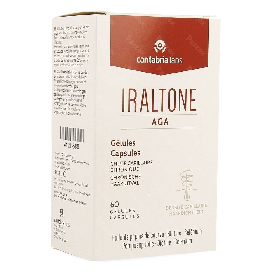 Iraltone Aga Haaruitval 60 Capsules
