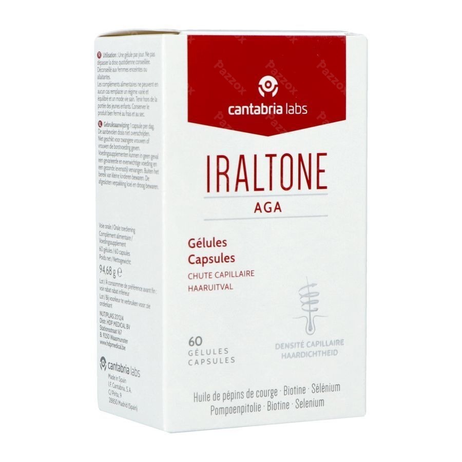 Iraltone Aga Haaruitval 60 Capsules