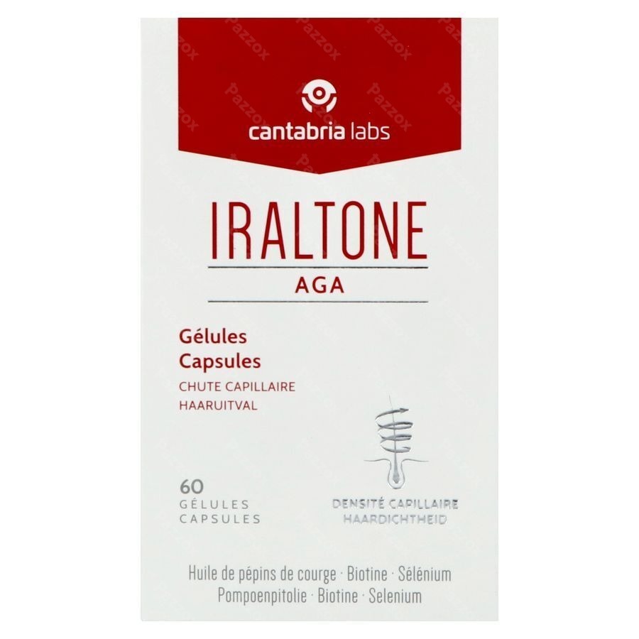 Iraltone Aga Haaruitval 60 Capsules