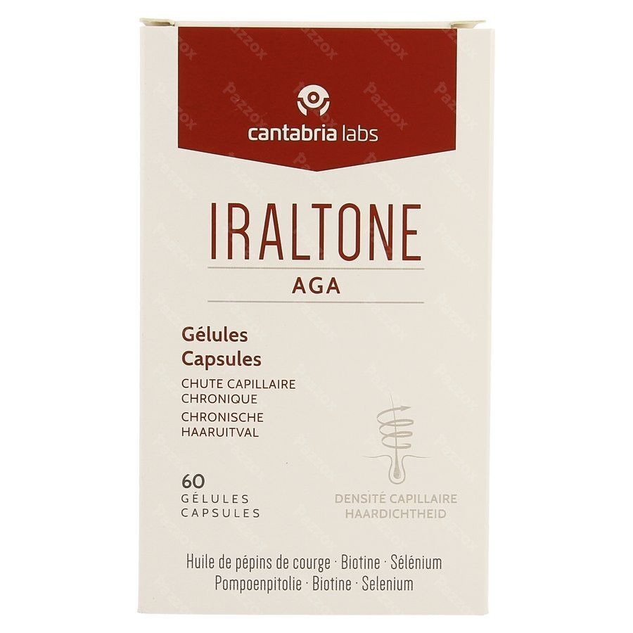 Iraltone Aga Haaruitval 60 Capsules