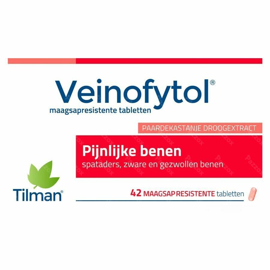 Veinofytol Maagsapresist Tabl 42x50mg
