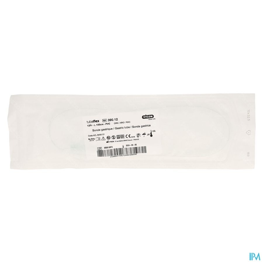 Tubaflex Maagsonde 100cm Pvc Rxc Ch12