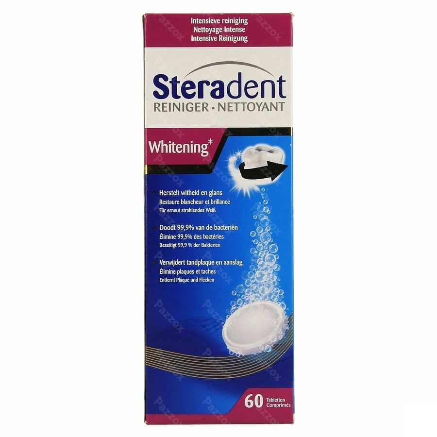 Steradent Whitening Comp 60