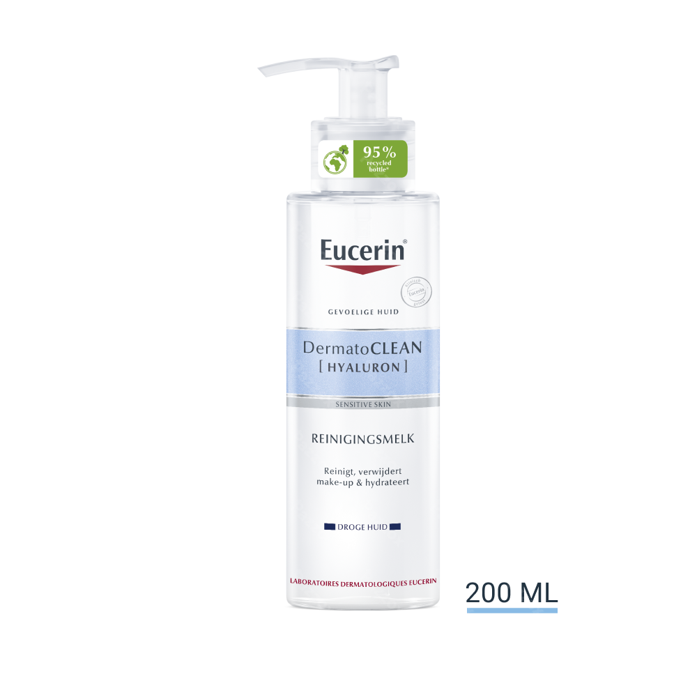 Eucerin DermatoClean Hyaluron Reinigingsmelk 200ml