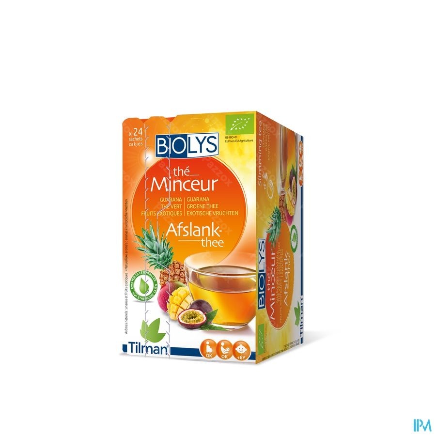 Biolys Guarana Gr. Thee Exotisch Vruchten Zakje 24