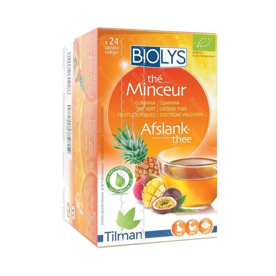 Biolys Guarana Gr. Thee Exotisch Vruchten Zakje 24
