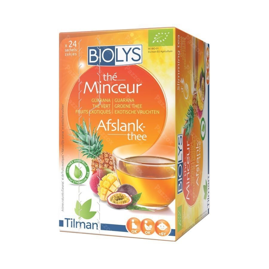 Biolys Guarana Gr. Thee Exotisch Vruchten Zakje 24