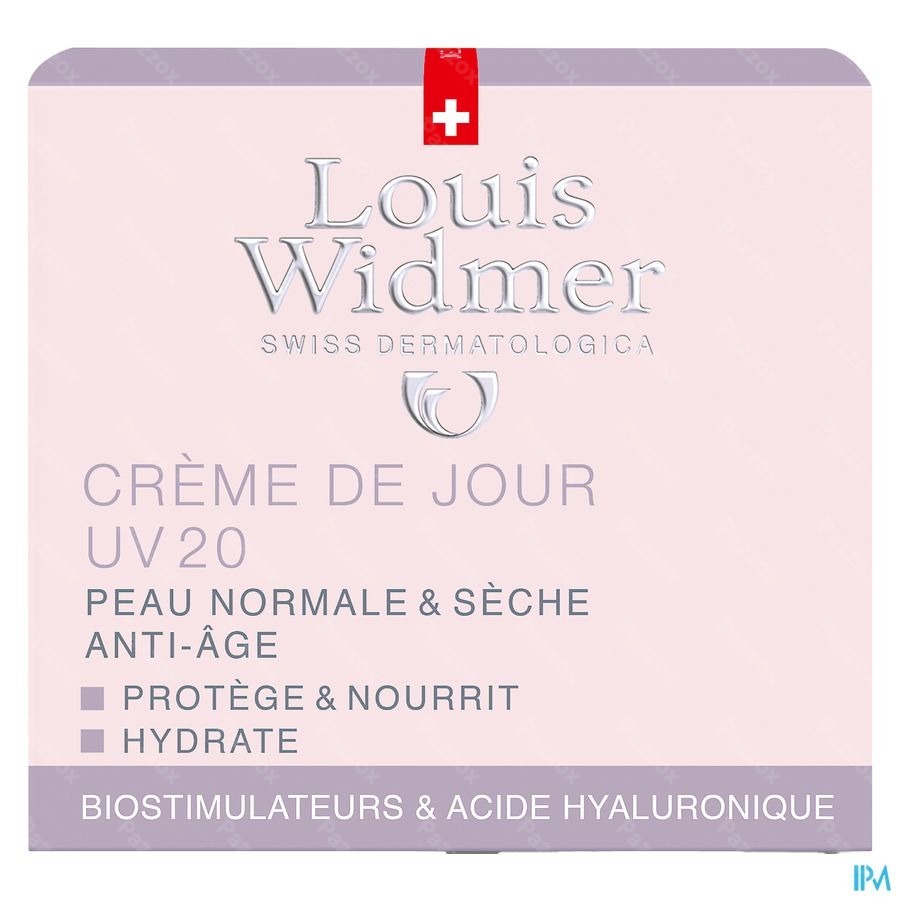 Louis Widmer Dagcrème UV20 Geparfumeerd 50ml