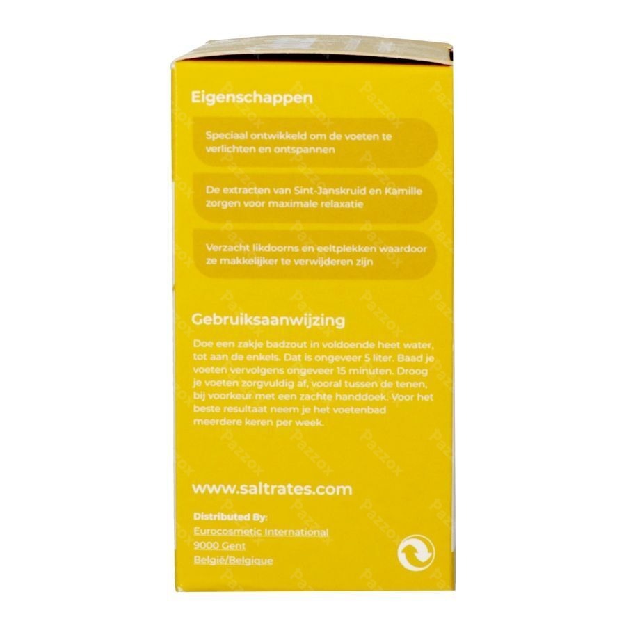 Saltrates Relaxerende Voetbadzouten 10x20g