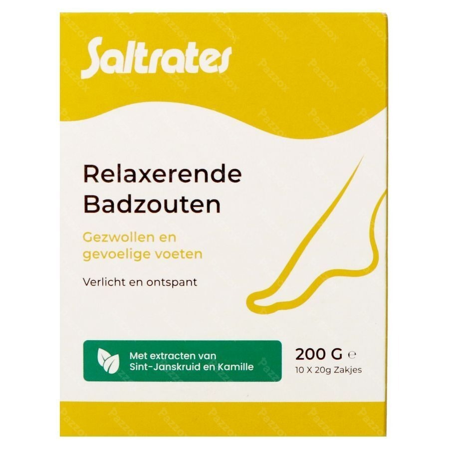 Saltrates Relaxerende Voetbadzouten 10x20g