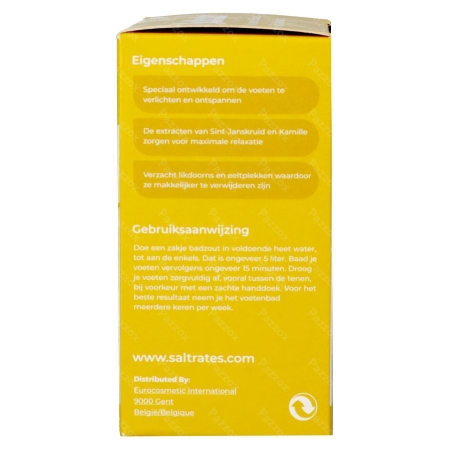 Saltrates Relaxerende Voetbadzouten 10x20g