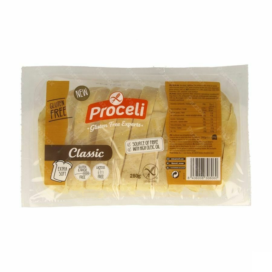 Proceli Classic Sandwichbrood 280g Rte Revogan