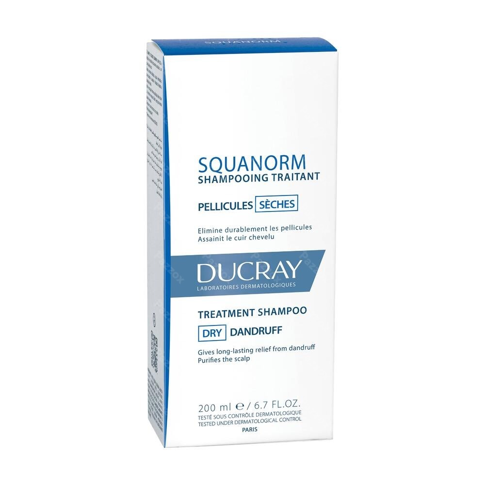 Ducray Squanorm Anti Roos Shampoo Droge Schilfers 200ml
