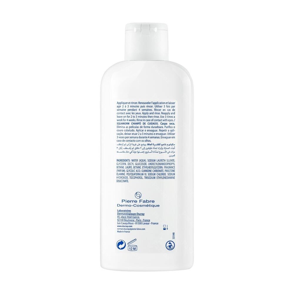 Ducray Squanorm Anti Roos Shampoo Droge Schilfers 200ml