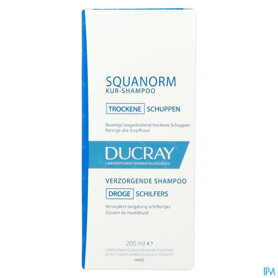 Ducray Squanorm Anti Roos Shampoo Droge Schilfers 200ml