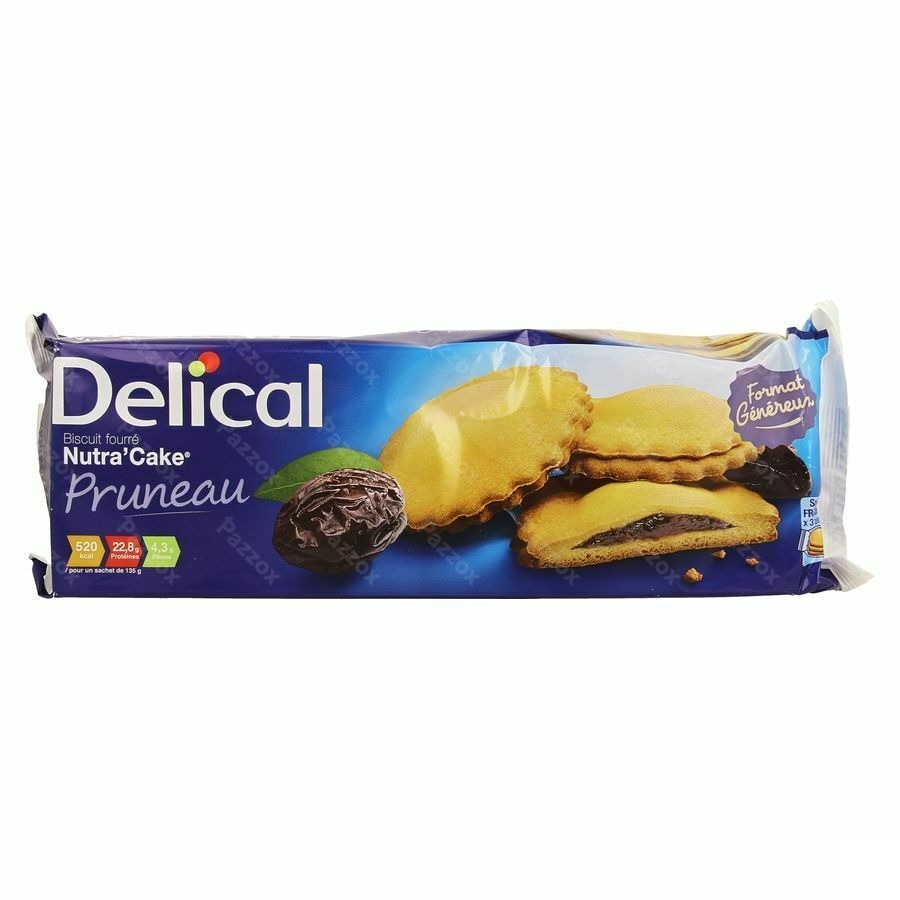 Delical Nutra Cake Pruim 3x3