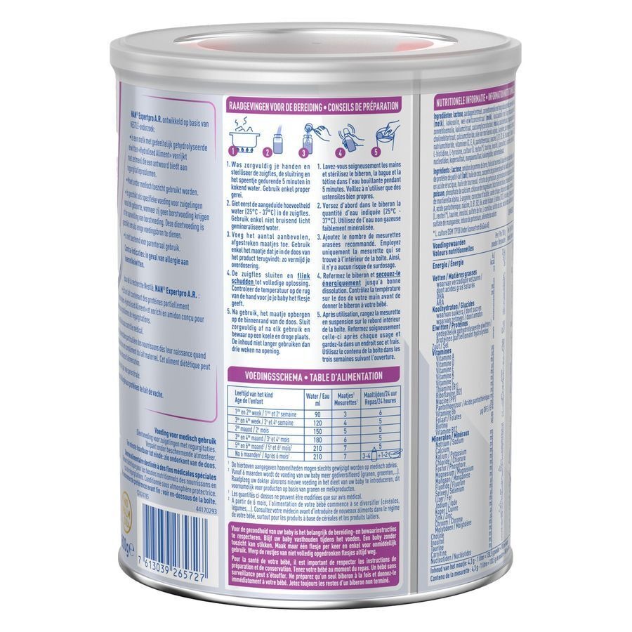 Nestlé Nan ExpertPro A.R. Zuigelingenmelk Baby 0-12 Maanden 800g