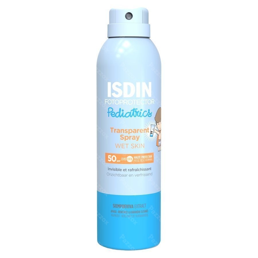 Isdin Fotoprotector Pediarics Wet Skin Transparante Spray SPF50 250ml