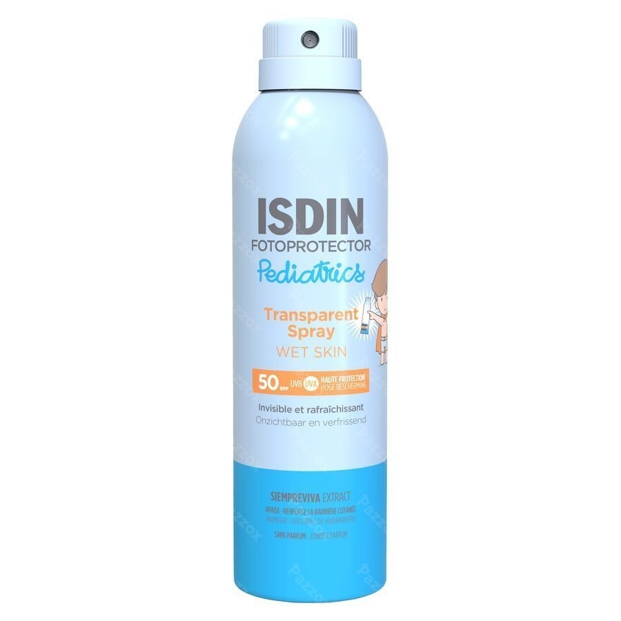 Isdin Fotoprotector Pediarics Wet Skin Transparante Spray SPF50 250ml