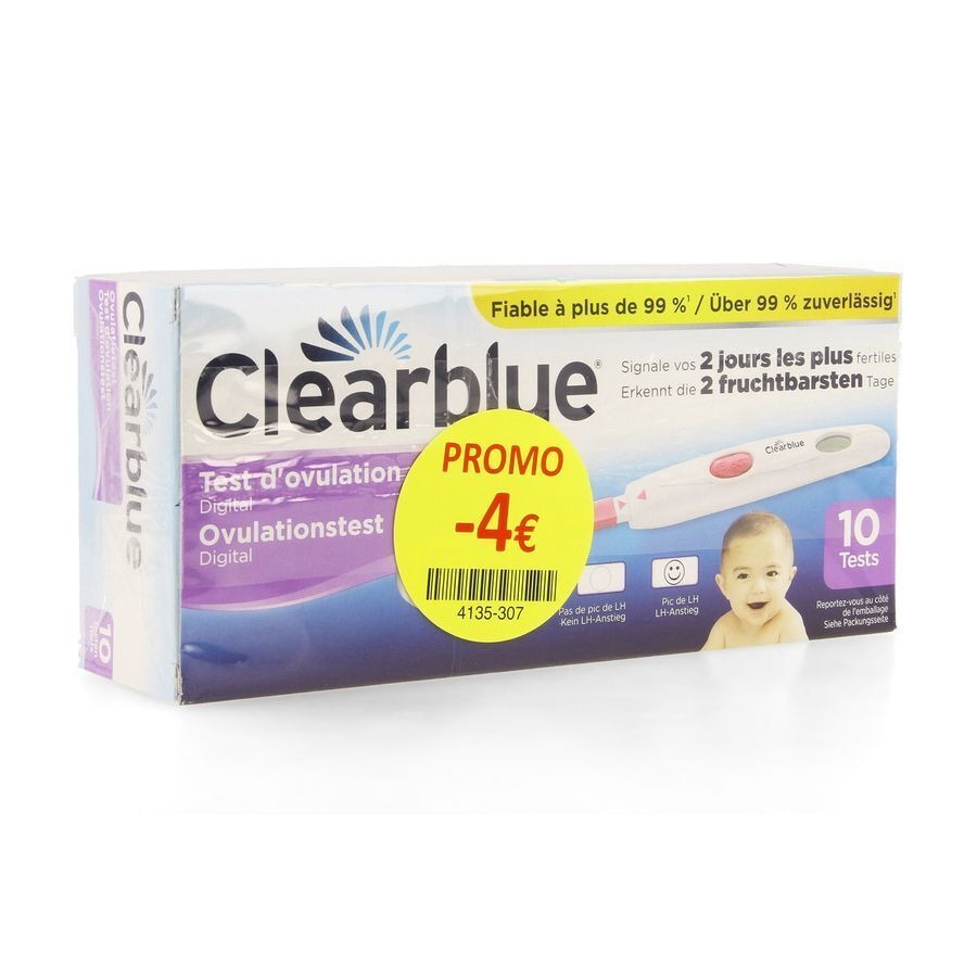 Clearblue Ovulatietest Digital 10 Promo -4€