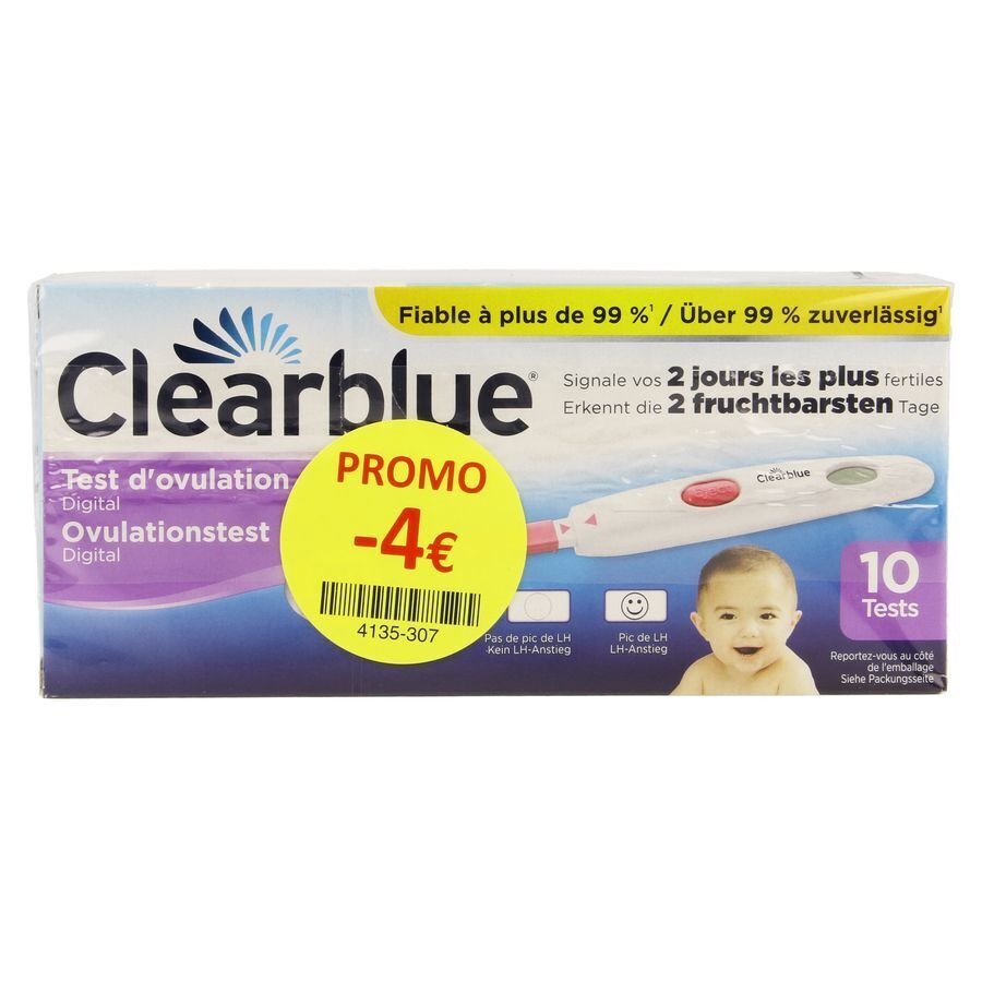 Clearblue Ovulatietest Digital 10 Promo -4€