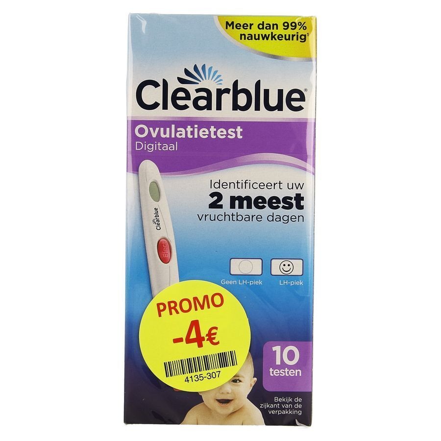 Clearblue Ovulatietest Digital 10 Promo -4€