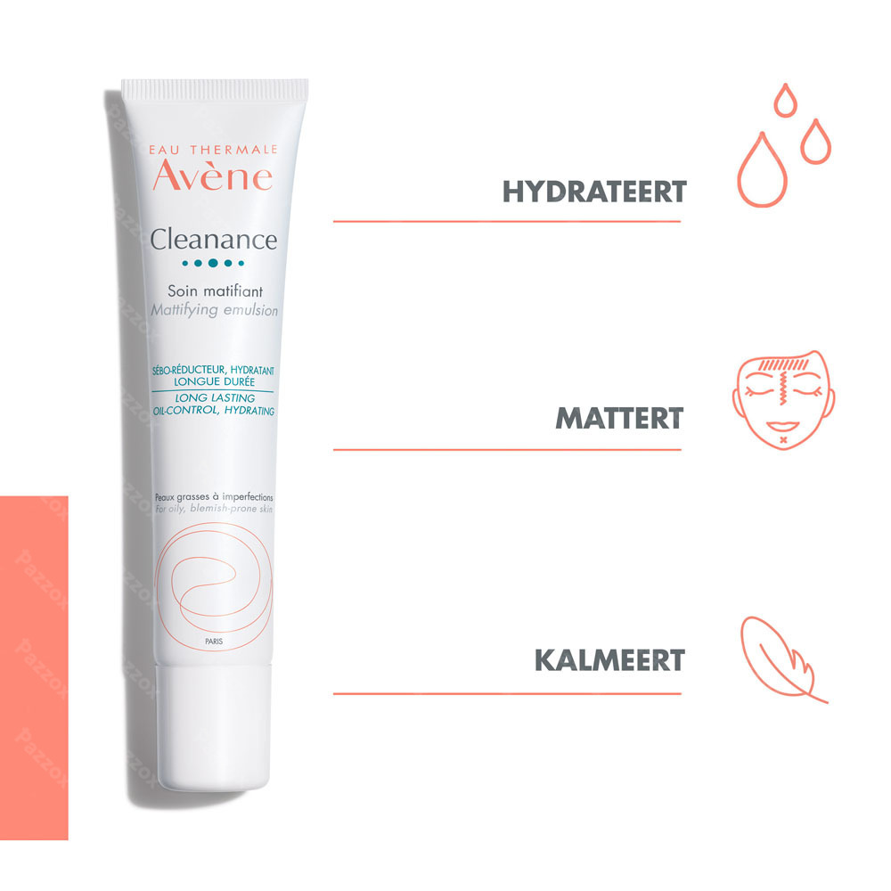 Avène Cleanance Matterende verzorging, Hydraterend & verminderd talg, Vette huid 40ml
