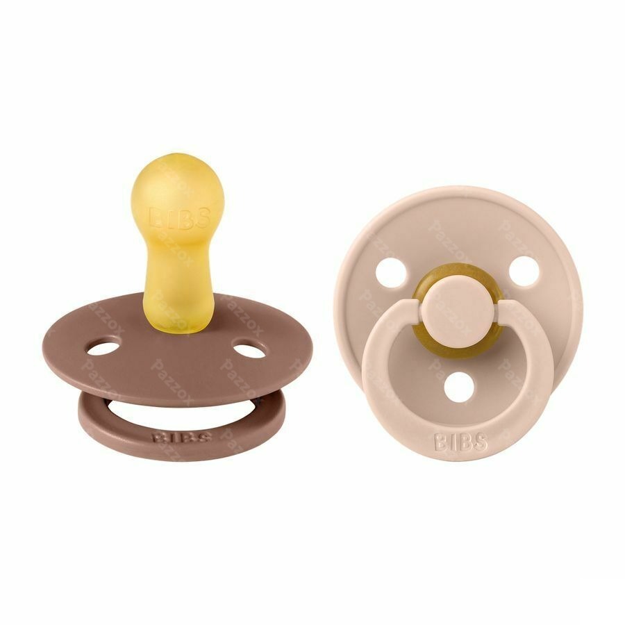 Bibs 2 Fopspeen Duo Woodchuck Blush