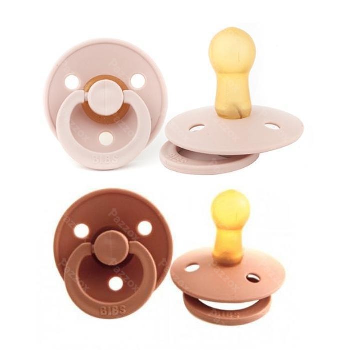 Bibs 2 Fopspeen Duo Woodchuck Blush