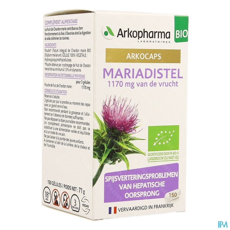 Arkocaps Mariadistel Bio Caps 150 Nf